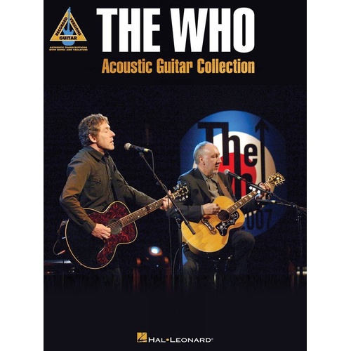 The Who Acoustic Guitar Collection - Guitar TAB, 160 Pages, Hal Leonard