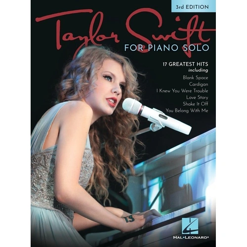 Taylor Swift for Piano Solo - 3rd Edition, 64 Pages, Hal Leonard