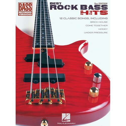 Best Rock Bass Hits 2nd Ed Recorded Vers TAB (Softcover Book)