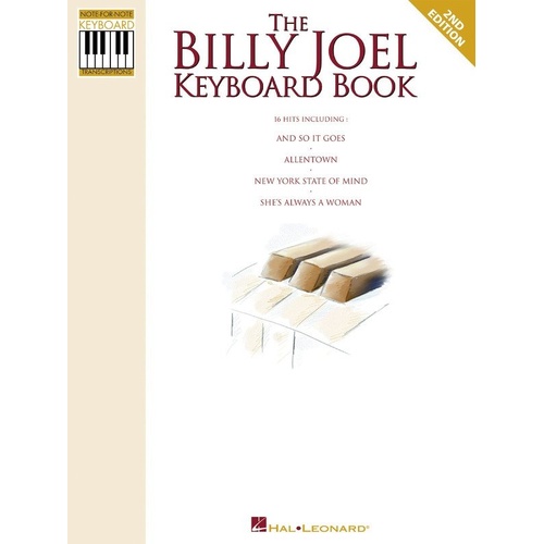 Billy Joel Keyboard Book: Note-for-Note Transcriptions