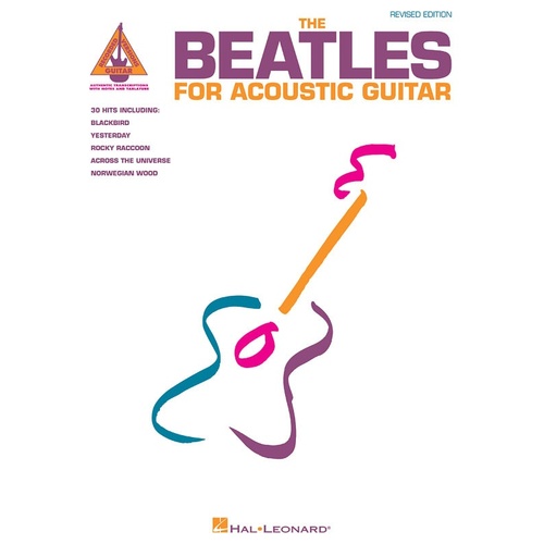 Beatles For Acoustic Guitar TAB Rv (Softcover Book)