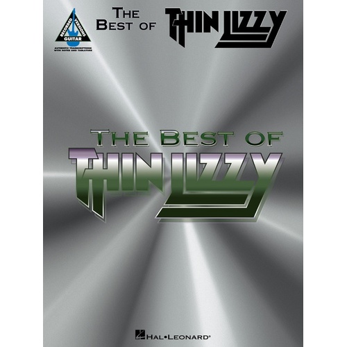 Best Of Thin Lizzy Guitar TAB Rv (Softcover Book)