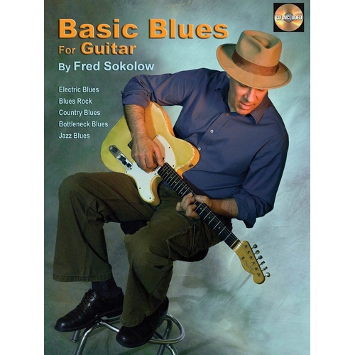 Basic Blues For Guitar Method Book/CD (Softcover Book)
