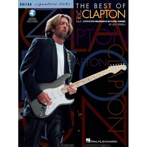 The Best Of Eric Clapton Signature Licks TAB Book/Online Audio (Softcover Book/Online Audio)