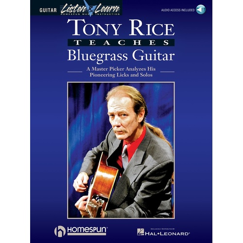 Tony Rice Teaches Bluegrass Guitar Book/Online Audio (Softcover Book/Online Audio)