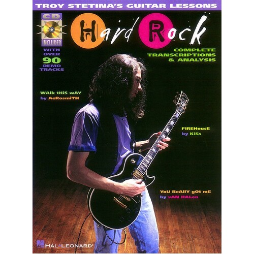 Hard Rock Lessons Stetina Book/CD (C/R)