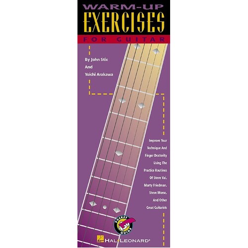 Warmup Exercises For Guitar Pocket Guide (Softcover Book)