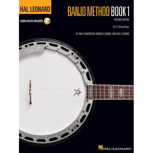 HL Banjo Method Book 1 Book/Online Audio 2nd Edition (Softcover Book/Online Audio)