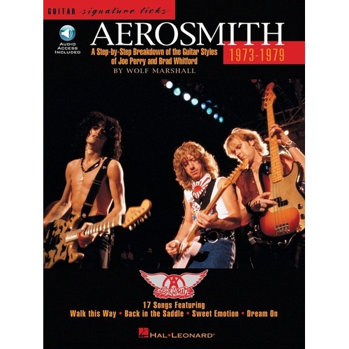 Aerosmith Signature Licks 1973-1979 Guitar Songbook