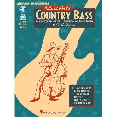 Lost Art Of Country Bass Book/CD (Softcover Book/CD)