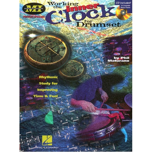 Working The Inner Clock For Drumset Book/CD (Softcover Book/CD)