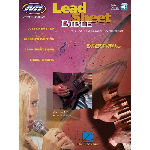 Lead Sheet Bible by Musicians Institute Press - 120 Pages, Audio Access with 70 Demo Tracks, Music Creation Guide