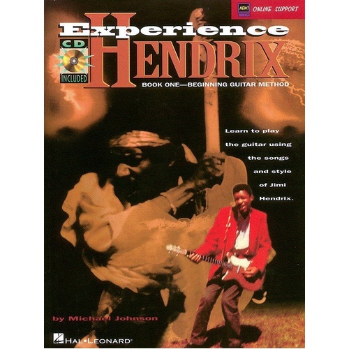 Experience Hendrix Book 1 with CD - Guitar TAB, 64 Pages, Hal Leonard