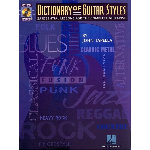 Dictionary Of Guitar Styles Book/CD Guitar (Softcover Book/CD)