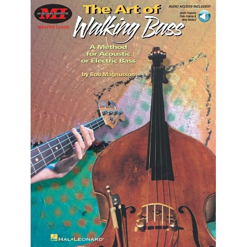 The Art of Walking Bass Book with Online Audio Access