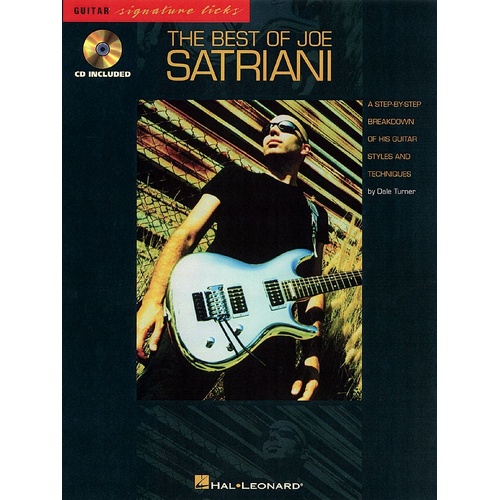 Best Of Joe Satriani Book/CD Guitar (Softcover Book/CD)