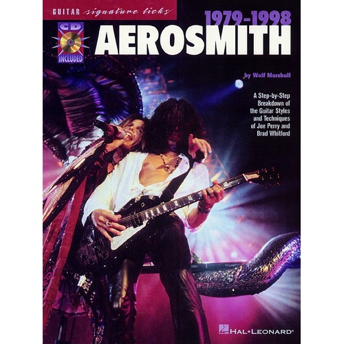 Aerosmith 1979-1998 Signature Licks-Book/CD (Softcover Book/CD)