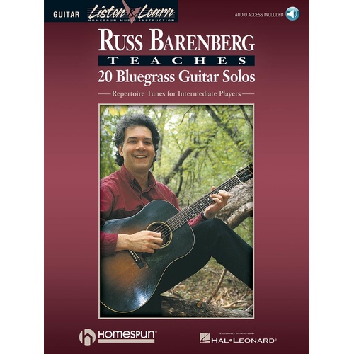 Barenberg Teaches 20 Bluegrass Guitar Solos Book/CD (Softcover Book/CD)