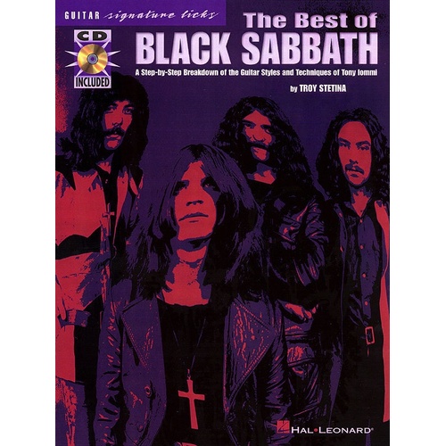 Best Of Black Sabbath Signature Licks Book/CD (Softcover Book/CD)