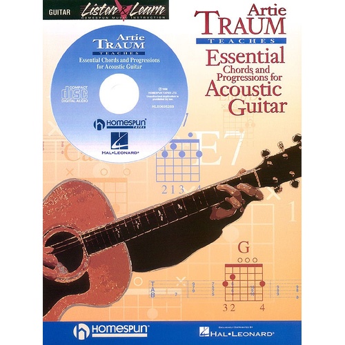 Essential Chords And Progressions For Acoustic G (Softcover Book/CD)