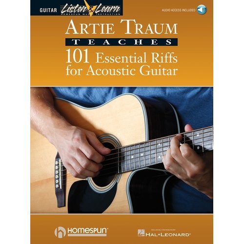 101 Essential Riffs For Acoustic Guitar Book/CD (Softcover Book/CD)