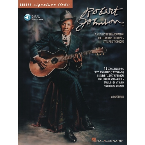 Robert Johnson Sig Licks Book/CD Guitar (Softcover Book/CD)
