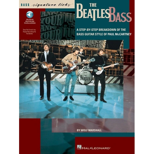 The Beatles Bass Signature Licks Book by Hal Leonard