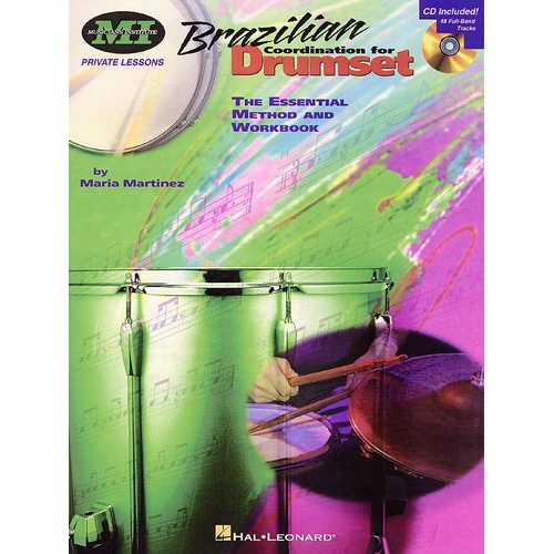 Brazilian Coordination For Drums Book/CD Mi (Softcover Book/CD)