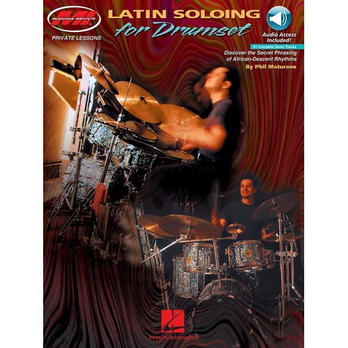 Latin Soloing For Drumset Book/CD Mi (Softcover Book/CD)