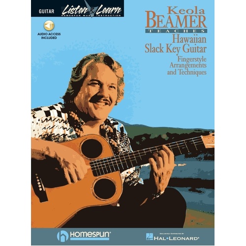 Beamer Teaches Hawaiian Slack Key Guitar Book/CD 