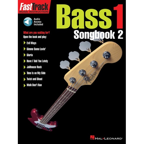 Fasttrack Bass Songbook 2 Level 1 Book/CD (Softcover Book/CD)