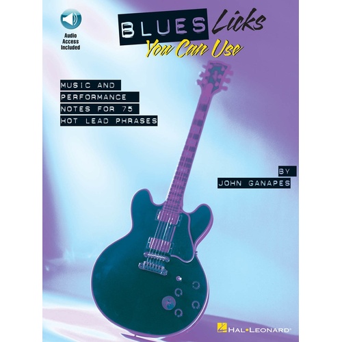 Blues Licks You Can Use Book/Online Audio (Softcover Book/Online Audio)
