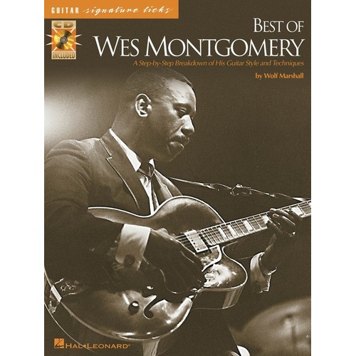 Best of Wes Montgomery Signature Licks Guitar Book with Online Audio Access