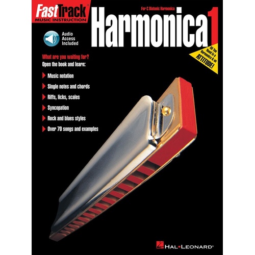 Fasttrack Harmonica Book 1 Book/Online Audio (Softcover Book/Online Audio)