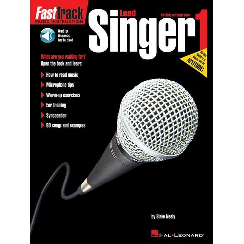 FastTrack Lead Singer Method Book 1 with Online Audio Access