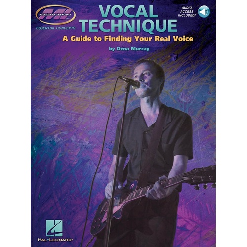 Vocal Technique Guide To Finding Real Voice Book/Online Audio (Softcover Book/On