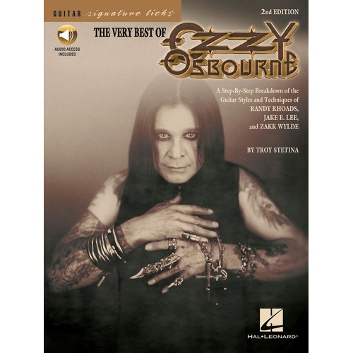Very Best Of Ozzy Osbourne Sig Licks Book/Online Audio Guitar (Softcover Book/Online Audio)