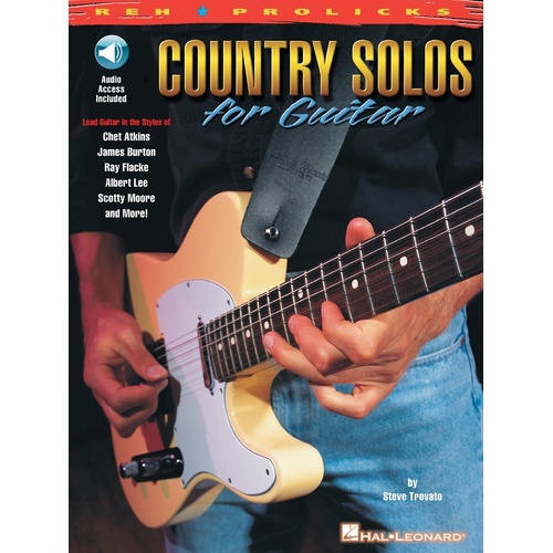 Country Solos For Guitar Book/CD (Softcover Book/CD)