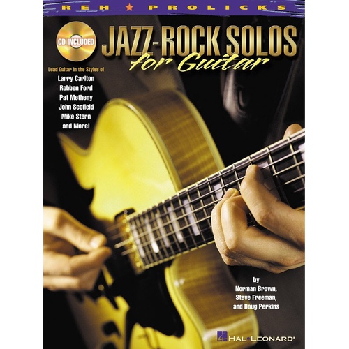 Jazz Rock Solos For Guitar Book/CD (Softcover Book/CD)