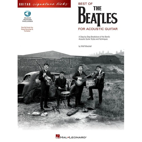 Best of The Beatles for Acoustic Guitar Book with Online Audio