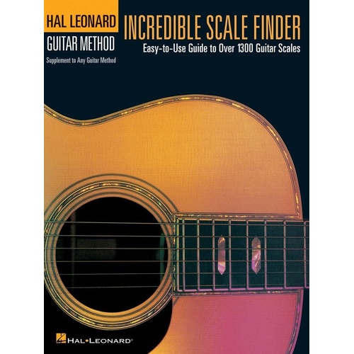 Hal Leonard Guitar Method Incredible Scale Finder Large