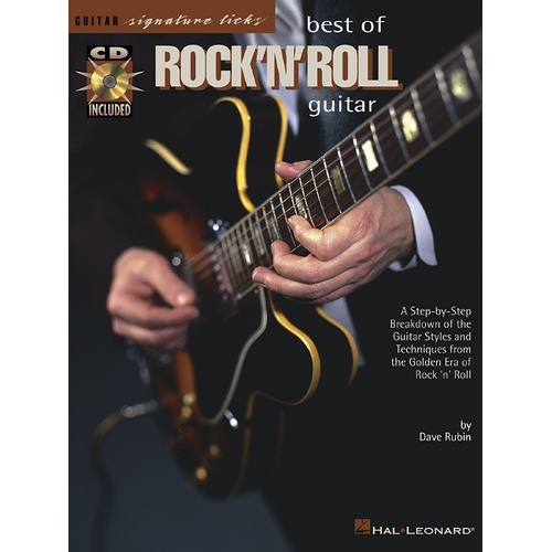 Best Of Rock N Roll Guitar Sig Licks Book/CD (Softcover Book/CD)