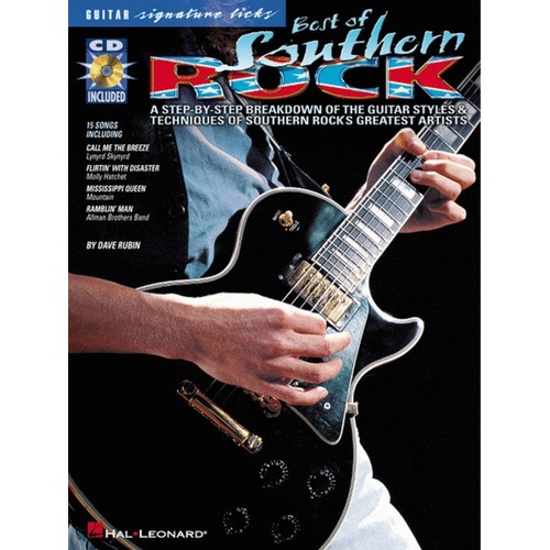 Best Of Southern Rock Guitar Signature Licks Book/CD (Softcover Book/CD)