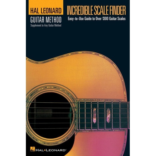 Hal Leonard Guitar Method Incredible Scale Finder for Guitar