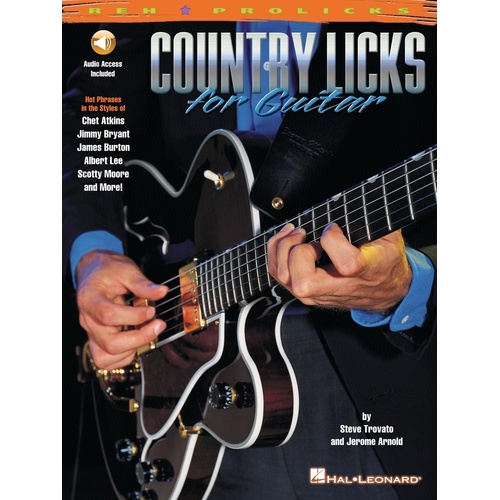 Country Licks For Guitar Book/Online Audio (Softcover Book/Online Audio)