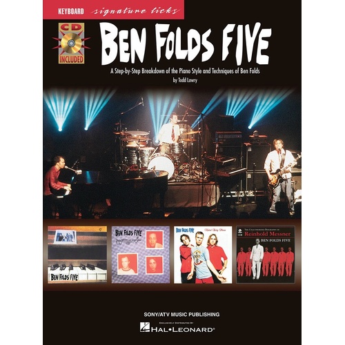 Ben Folds Five - Keyboard Signature Licks Book/CD (Softcover Book/CD)