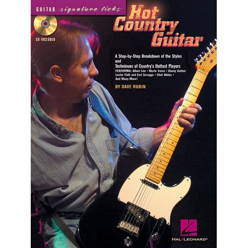 Hot Country Guitar Sig Licks Book/CD (Softcover Book/CD)
