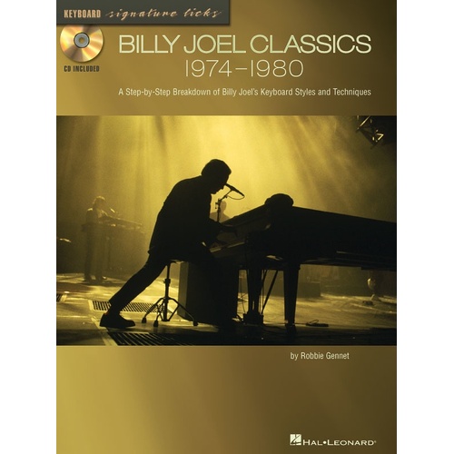 Billy Joel Classics Sig Licks Book/CD 1974-1980 (Softcover Book/CD)