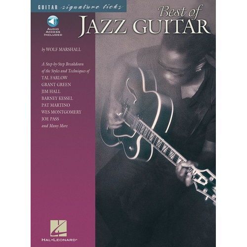 Best Of Jazz Guitar Sig Licks Book/CD (Softcover Book/CD)