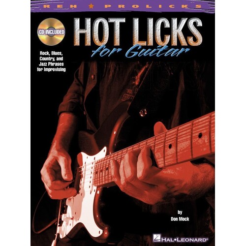 Hot Licks For Guitar Reh Prolicks Book/CD 
